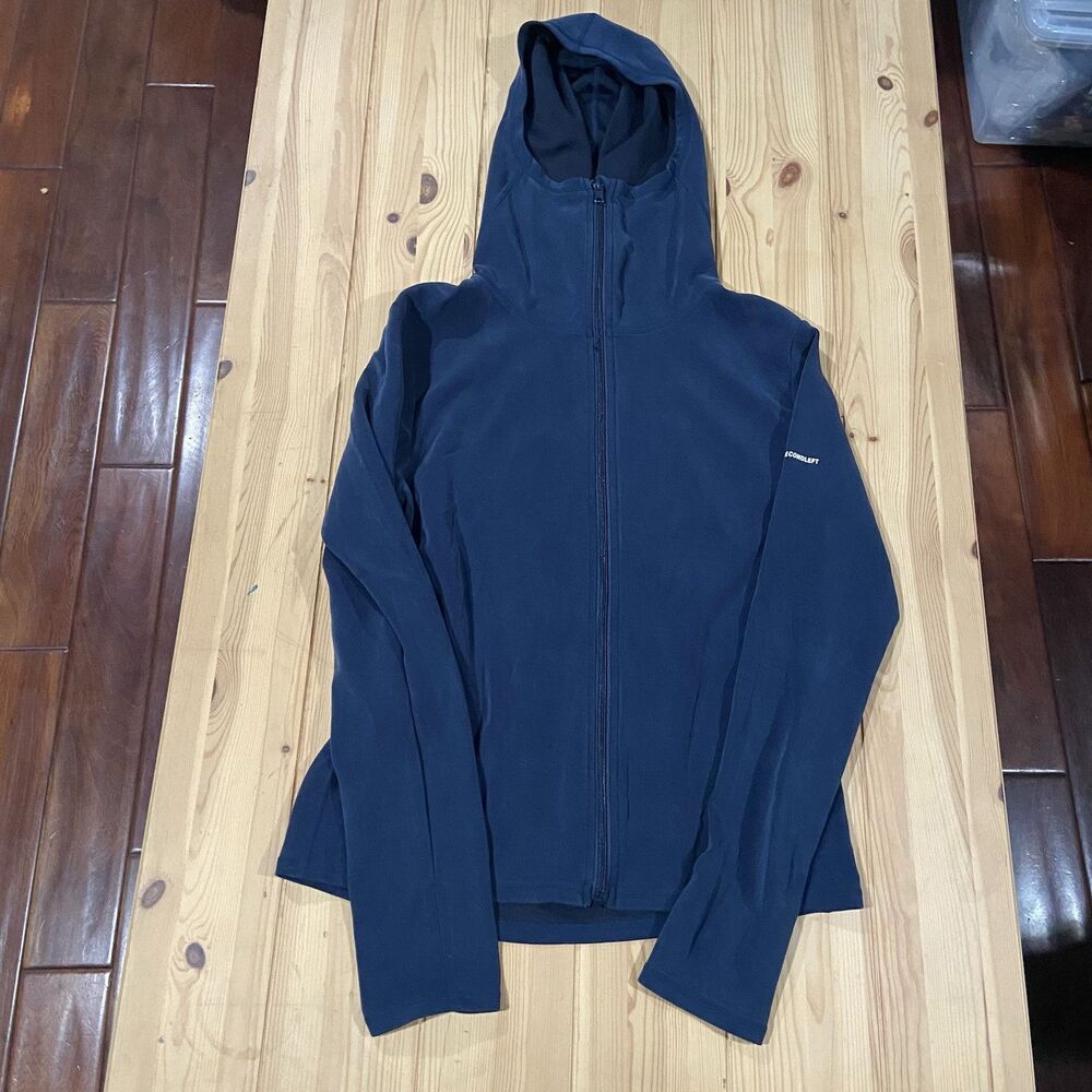 Secondleft Peaches Zip Hoodie Ocean Large Athleisure Comfortable Stretch